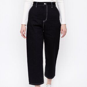 Carhartt WIP Black Straight Leg Pants